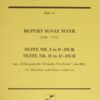 Suite No. 1 in F major and Suite No. 2 in D major for strings & bc - full score