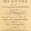 Four Duets, Op. 21 for violin & cello - Facsimile Edition