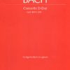 Concerto in D major BWV 249 - individual part: harpsichord