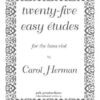 Twenty-five easy études for the bass viol