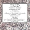 Trio Op. 1, containing 6 Suites for 2 flutes (Paris)