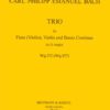 Trio Sonata in G major Wq 152 (H.581)