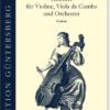 Concerto for Violin, Viola da Gamba & Orchestra: GraunWV A XIII:3 - Parts only