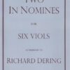 Two In Nomines for 6 viols