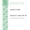 Sonata in C major, RV 48 for flute & bc