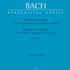 Concerto in D minor BWV1043 for 2 violins, strings & bc - Score