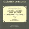 Sonate da Camera for solo violin, with cello or harpsichord (Turin, 1723)