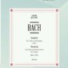 Sonata in A major BWV 1032 flute & keyboard