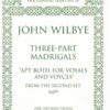 Three-Part Madrigals for voices & viols - score only