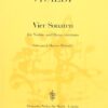 4 Sonatas (RV2, 29, 25 & 6) for violin & bc