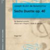 6 Duets, Op. 40 for cellos/viola da gamba/bassoon