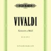 Concerto in A minor, RV 418 for cello & orchestra (cello & piano reduction)