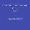 Concerto in D major 'La Pastorella', RV95 - score & parts