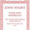 Four-Part Madrigals for voices & viols - score only