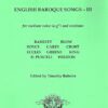 English Baroque Songs Vol. 3 for medium voice