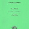 Three Motets for alto, bass and continuo