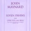 Seven Pavins for lyra viol & bass - includes 2 playing scores