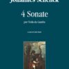 4 Sonatas for viol solo