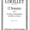 12 Flute Sonatas, Op. 4, Vol. 4: Sonatas 10-12