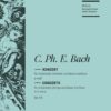 Concerto in A minor for cello, strings & bc, Wq 170 (edition for cello & piano)