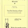 2 Part Fancies or Duos from The Seventh Set of Bookes 1638