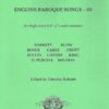 English Baroque Songs Vol. 3 for high voice