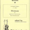 Divisions for treble & bass viols with bc