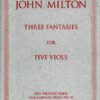 Three Fantasies for Five Viols
