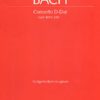 Concerto in D major BWV 249 - individual part: violin 1