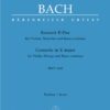 Concerto in E major, BWV 1042 for violin, strings & bc - Score
