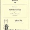 4 Suites 1666 for bass viol
