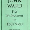 Five In Nomines for four viols