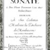 6 Sonatas Op. 12 (Paris, c.1745)