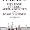 Chaconne for 3 recorders & bc