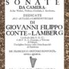Sonate da camera Op. 4 (Venice, 1703)
