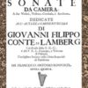 Sonate da camera Op. 4 (Venice, 1703)