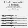 6 Sonatas for 2 flutes, Op.25