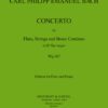 Concerto in Bb major, Wq.167 - Score and Parts