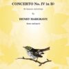 5 Concertos Score & Parts, No. 4 in Bb major