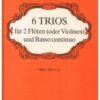 6 Trio Sonatas Vol. 1: Nos 1-3