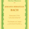 Trio Sonata in C major based on Sonata in A major BWV 1032