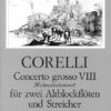 Concerto Grosso 'Christmas Concerto' in G minor Op 6/8 , score & parts
