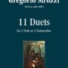 11 duets for 2 viols or 2 cellos