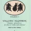 Orpheus Caledonius Vol. 1: 3 Sonatas (D, e, c) for flute & bc