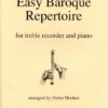 Easy Baroque Repertoire for treble recorder & piano