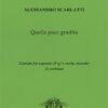 Cantata Quella pace ingrata