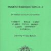 English Baroque Songs Vol. 1 for medium voice