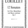 12 Sonatas for flute/recorder & bc, Op. 3, Vol. 3, 7-9