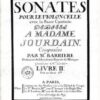 Sonates pour le violoncelle avec la basse continue, Book 2 (Paris)