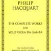 The Complete Works for solo viola da gamba